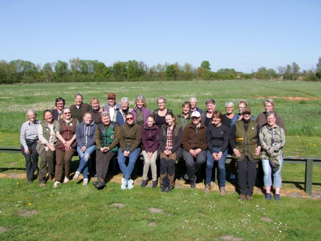 De deltagende piger – minus en lille håndfuld, der skulle videre til andre arrangementer. Privatfoto.