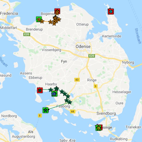 øje med de fynske GPS-mårhunde - Danmarks