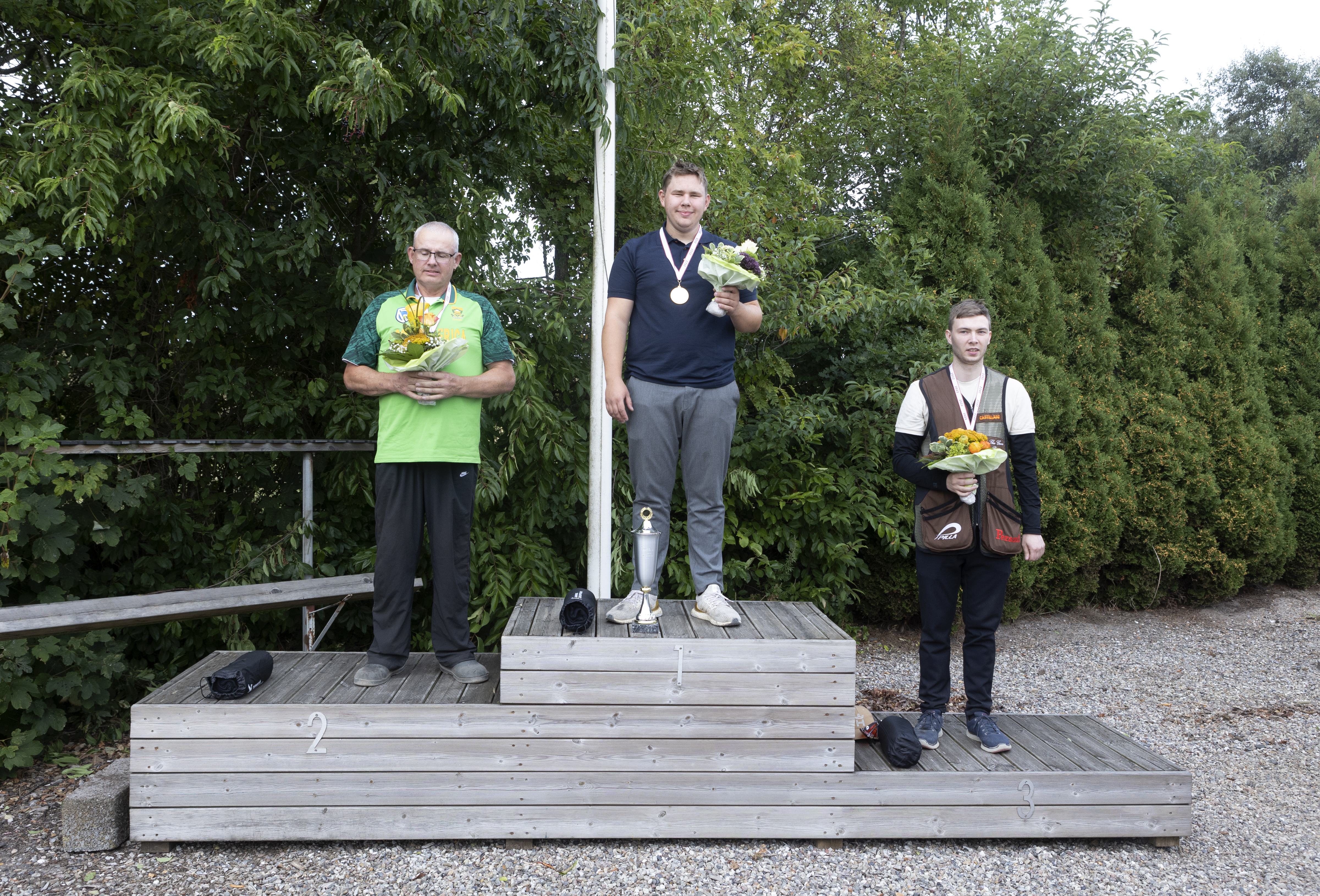 Senior individuel: Guld: Jeppe Olsen 99/100. Sølv: Christian Kruse 97/100. Bronze: Mikkel Dall 96/100 (23/25).